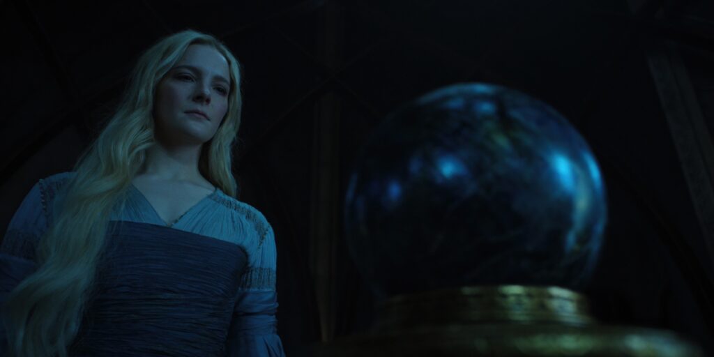Los anillos de poder 1x04 Galadriel y el palantir