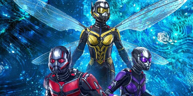Segmento del póster de 'Ant-Man y la Avispa Quantumania'