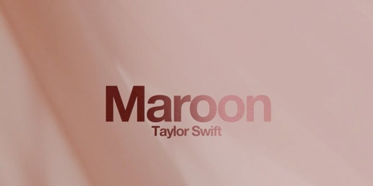 Significado de 'Maroon', de Taylor Swift