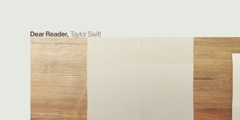 Significado de 'Dear Reader', de Taylor Swift