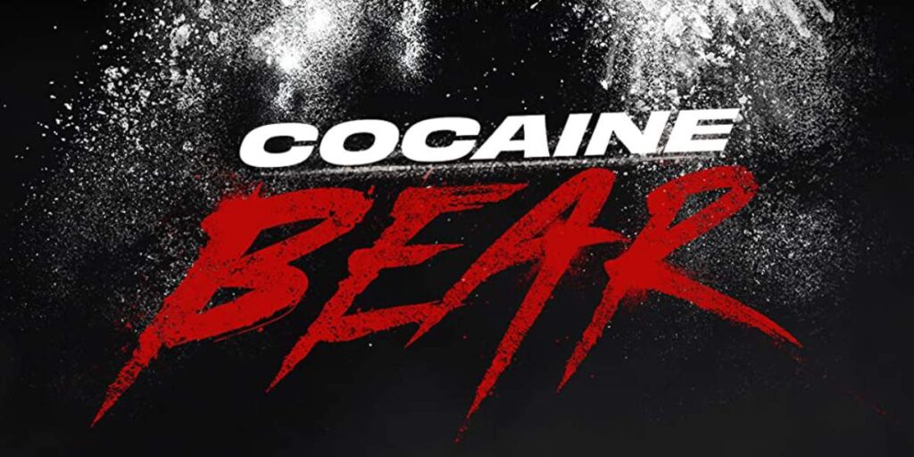 Portada poster oso vicioso o cocaine bear