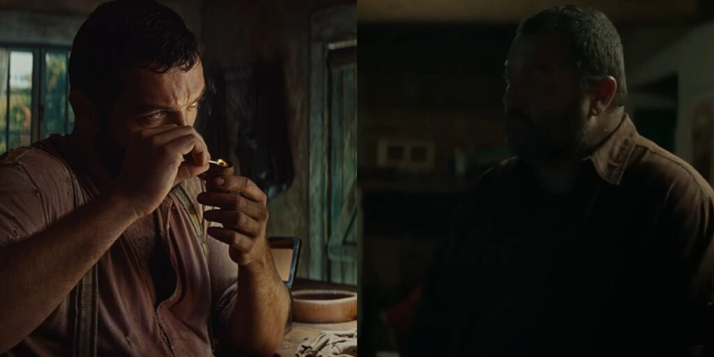 Denis Ménochet en los diálogos de 'As bestas' y 'Malditos bastardos'