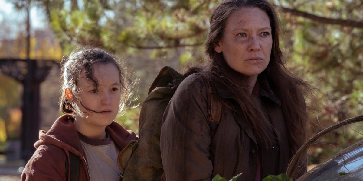 Ellie y Tess en "The last of us" 1x02