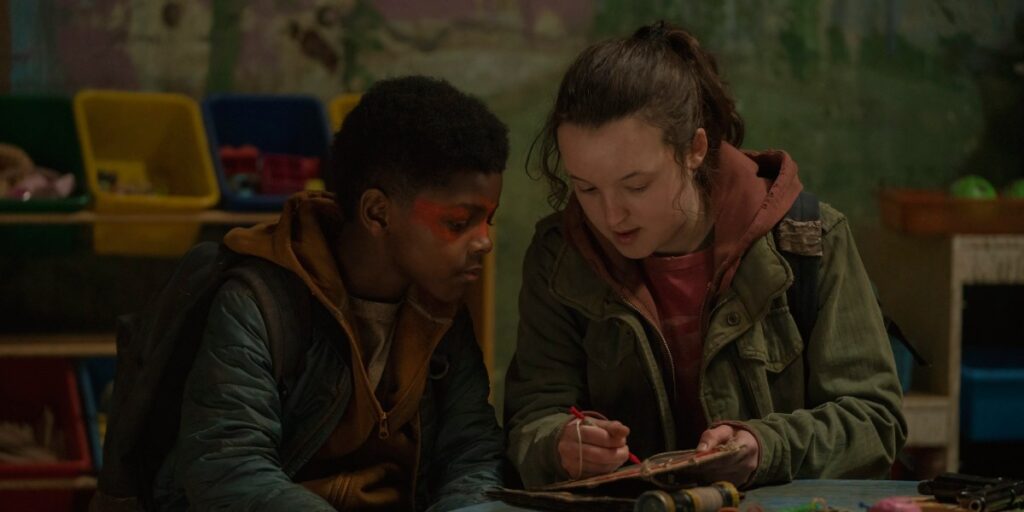 Sam y Ellie en 'The last of us' 1x05