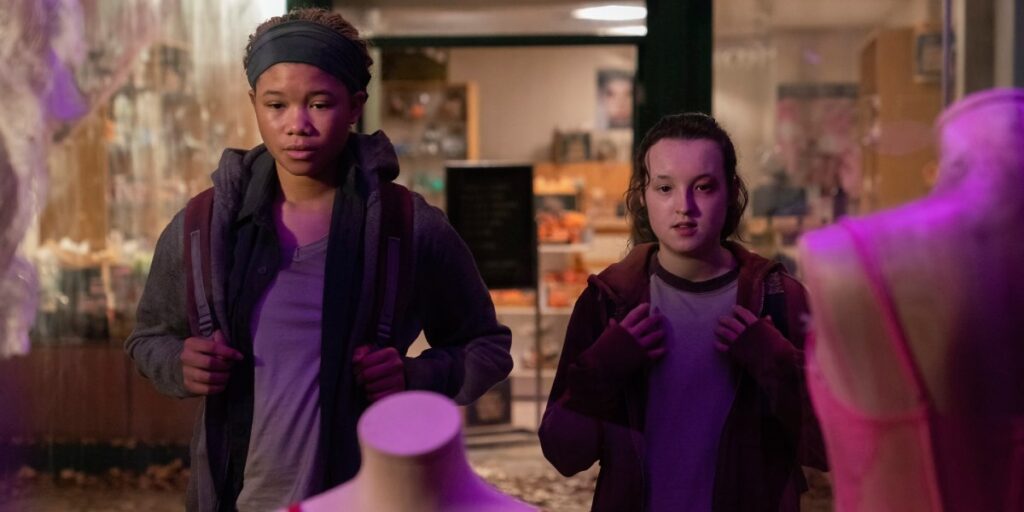 Riley y Ellie en 'The last of us' 1x07