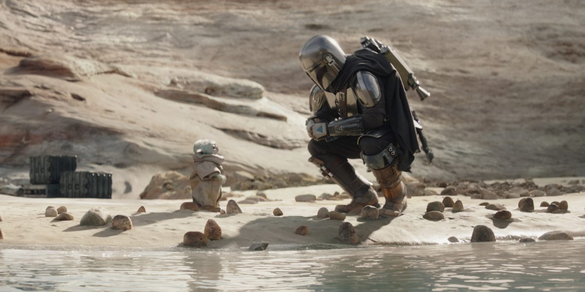 Grogu y Mando en 'The Mandalorian' 3x04