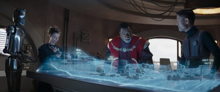 Karga y su equipo en 'The Mandalorian' 3x05