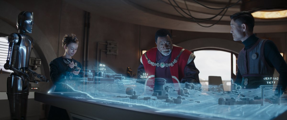 Karga y su equipo en 'The Mandalorian' 3x05