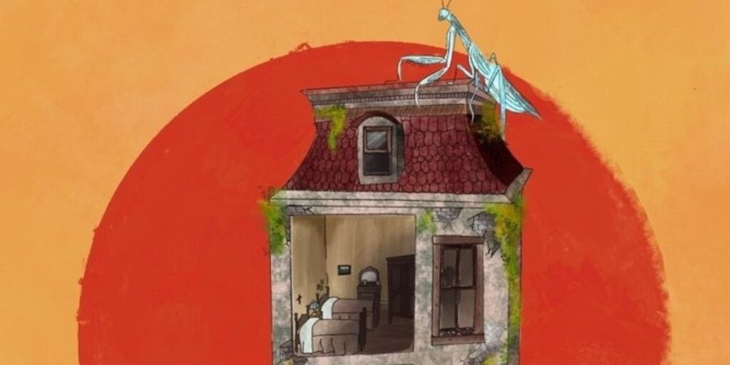 Fragmento de la portada de la novela 'Carcoma'
