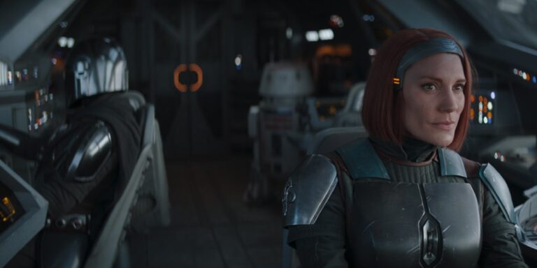 Mando y Bo-Katan en 'The mandalorian' 3x06