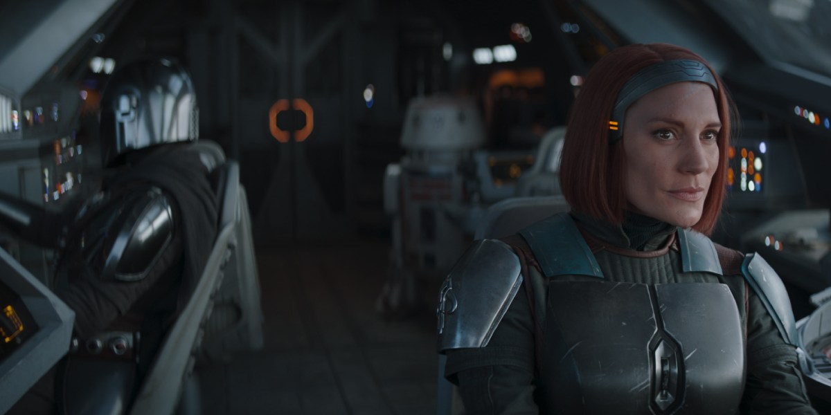 Mando y Bo-Katan en 'The mandalorian' 3x06