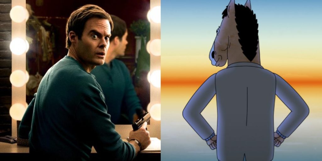 Collage con carteles de 'Barry' y 'Bojack Horseman'