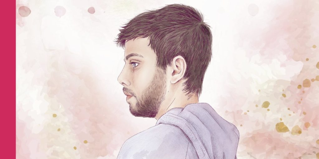 Segmento de la portada de la novela 'Pedro' de Sandra Moya