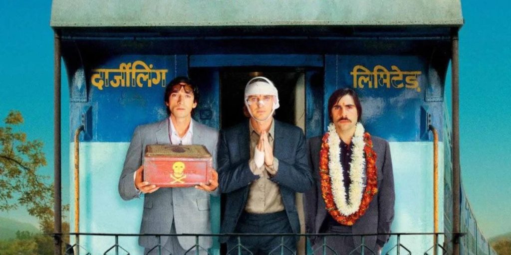 Segmento del póster de 'Viaje a Darjeeling'