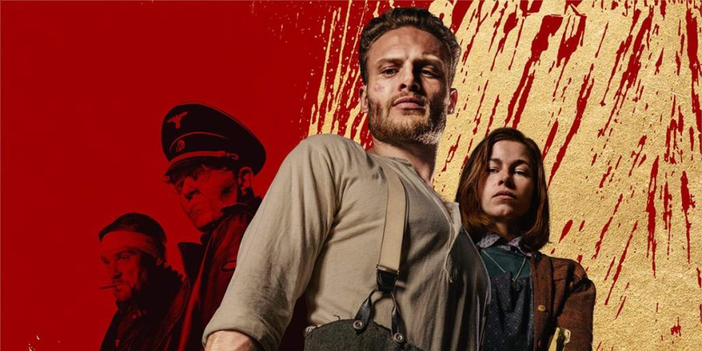 Segmento del póster de 'Sangre y oro'/'Blood and gold' de Netflix