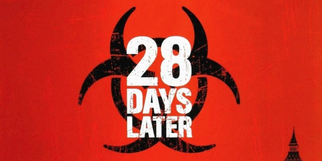 Segmento del póster de '28 días después'