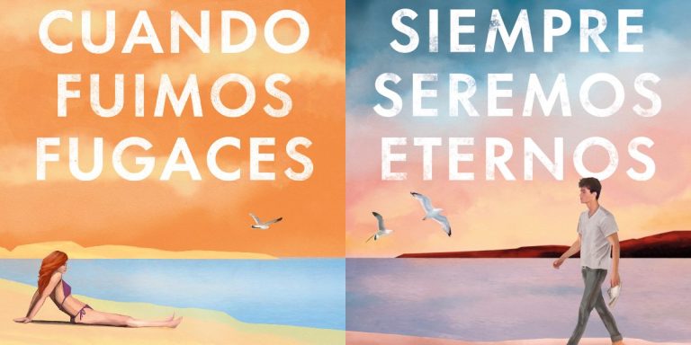portadas de la bilogía 'Fugaces'
