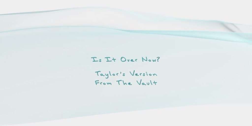 Letra de Is It Over Now?