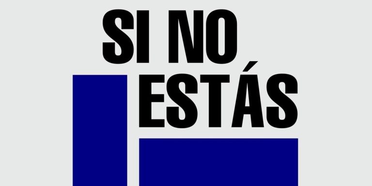 letra de Si no estás