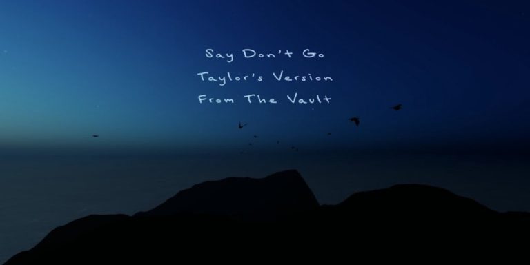 Letra de 'Say Don't Go', de Taylor Swift