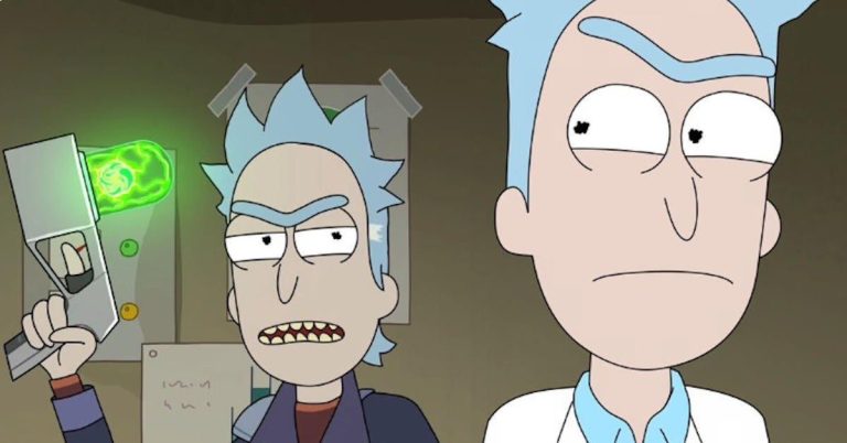 Rick Prime y Rick C-137 en 'Rick y Morty'