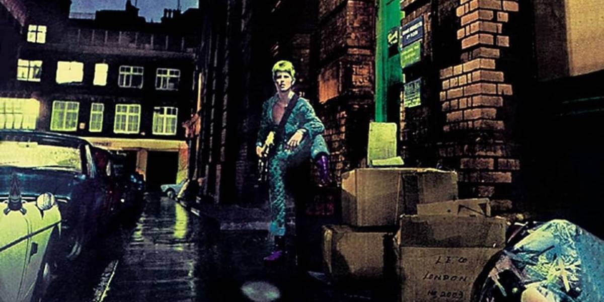 Segmento de la portada de 'The rise and fall of Ziggy Stardust and the Spiders from Mars'
