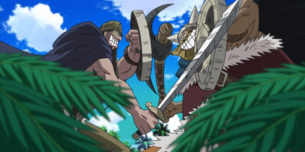Dorry y Brogy combatiendo