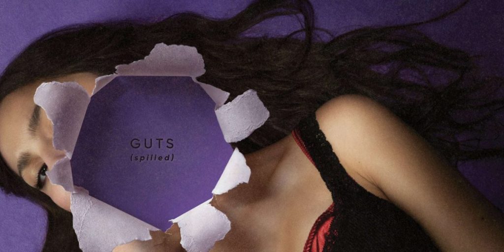 Portada de 'GUTS (spilled)', de Olivia Rodrigo.