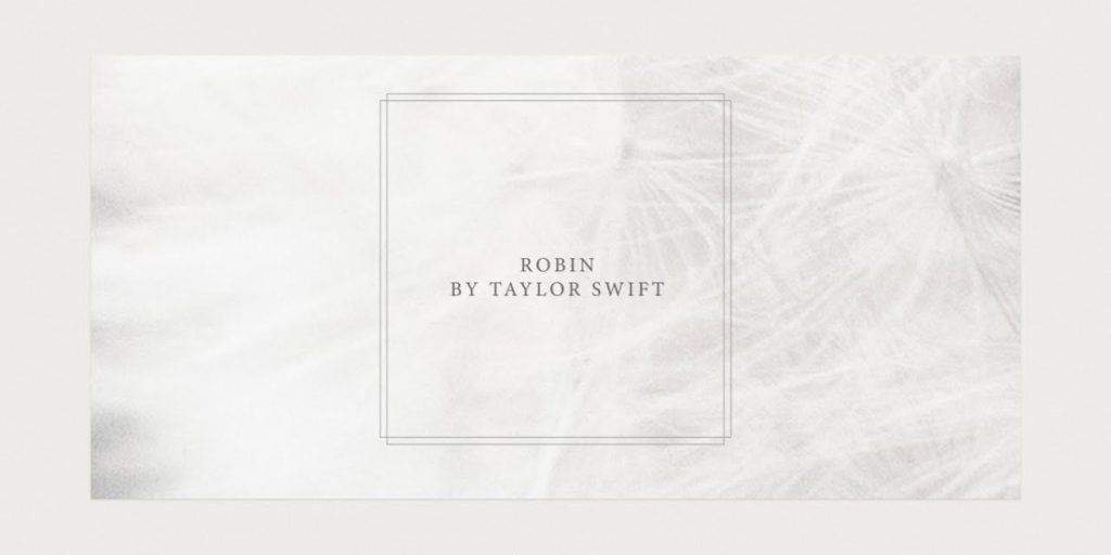 Letra de 'Robin' de Taylor Swift