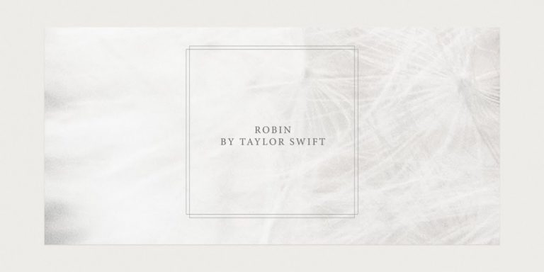 Letra de 'Robin' de Taylor Swift