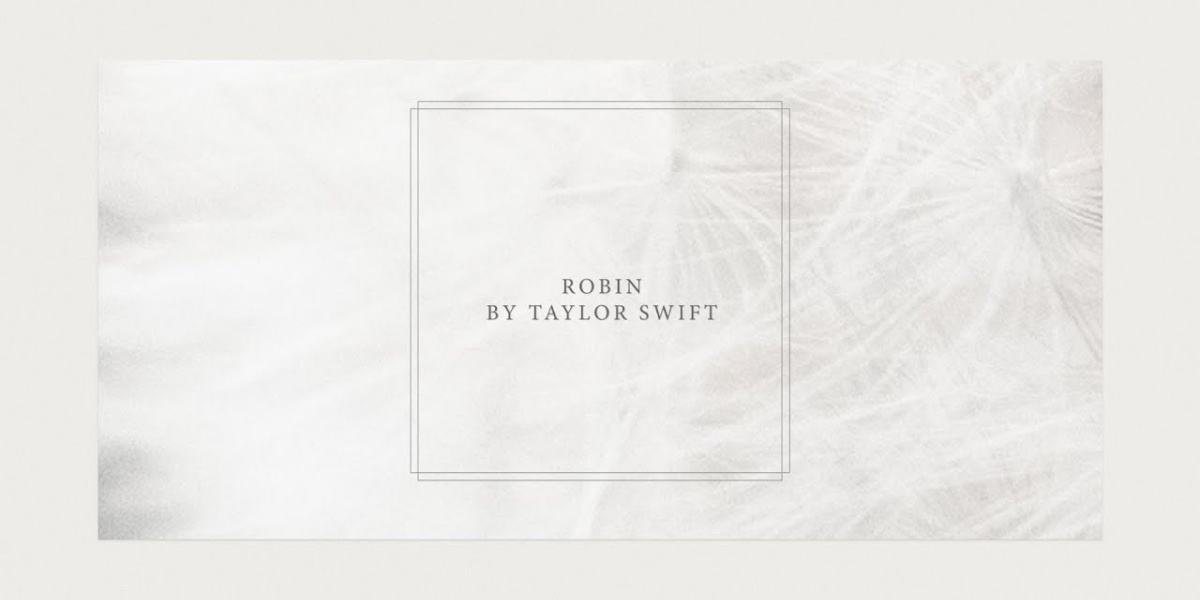 Letra de 'Robin' de Taylor Swift