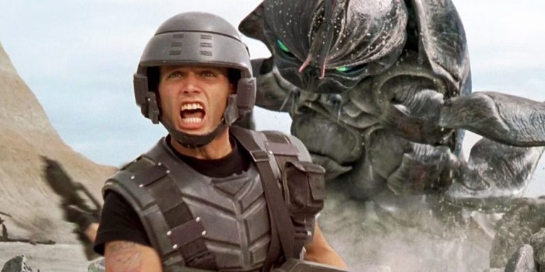 soldado gritando starship trooper