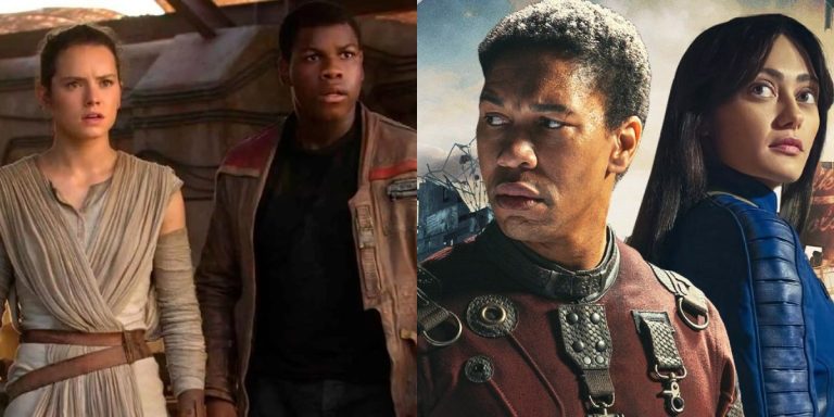 Rey y Finn de 'Star wars' junto a Lucy y Max de 'Fallout'