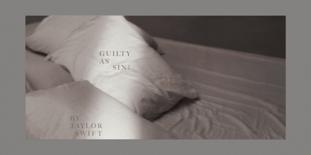 Letra de 'Guilty as sin?'