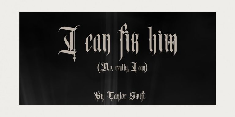 Letra de 'I can fix him (No, really, I can)'
