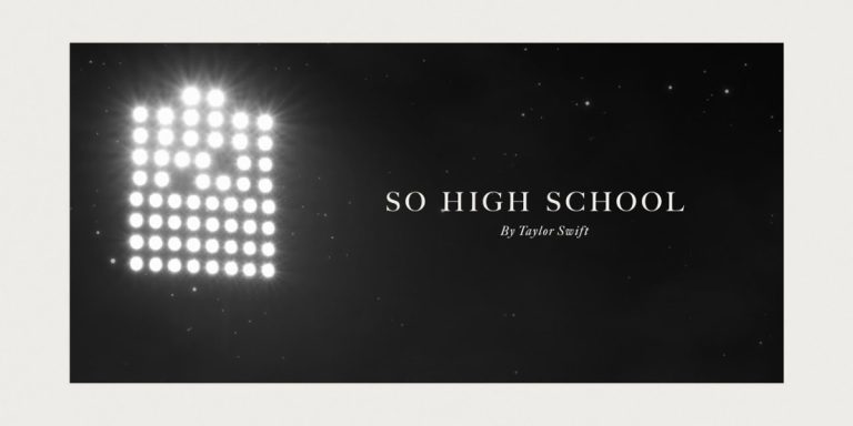 Letra de 'So high school'