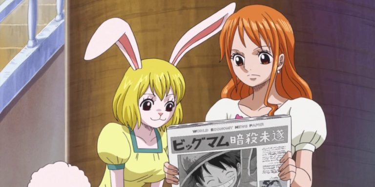 Nami y Carrot leyendo.